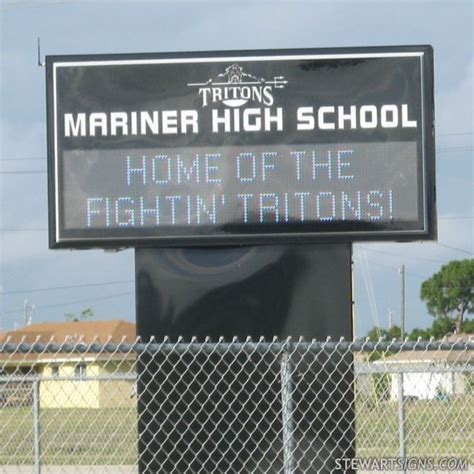 Mariner High School In Cape Coral Fl Is Serious About Their Team