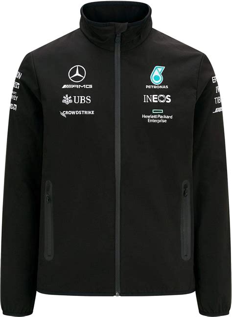 Mercedes Amg Mercedes Benz Amg Petronas F1 Men Amp 39 S Softshell Jacket Black Walmart Com