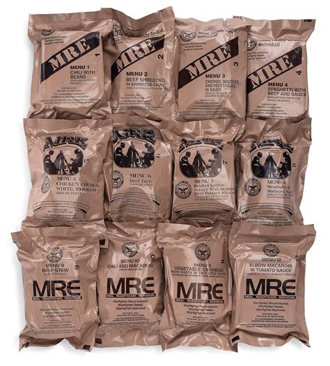 Military Type Mre Meals Ready To Eat By Mre Amazon Es Deportes Y Aire