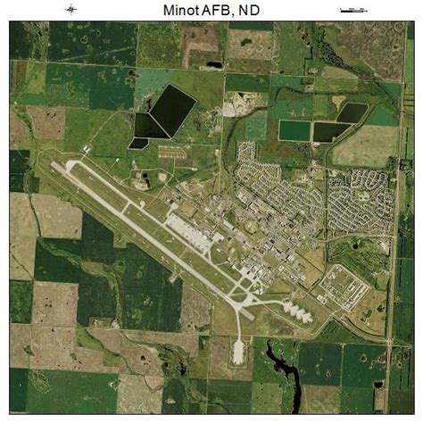 Minot Afb North Dakota Map And Minot Afb North Dakota Satellite Image