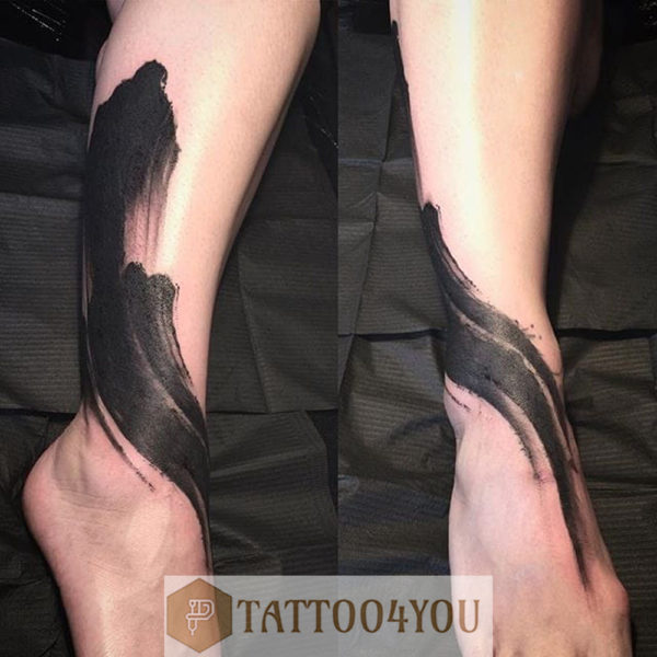 Paint Brush Stroke Tattoo Gallery Tattoo4you