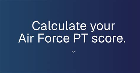 Perfect Your Air Force Pt Score Now: 5 Easy Steps