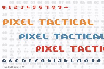 Pixel Tactical Font Download Fonts4free