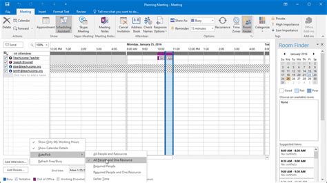 Plan A Meeting In Outlook Instructions And Video Lessons