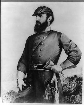 Portrait Of General Thomas Jonathan Stonewall Jackson Confederate