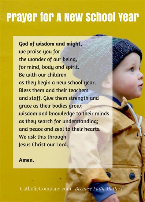 Prayers For Your Children As They Begin A New School Year Teacher