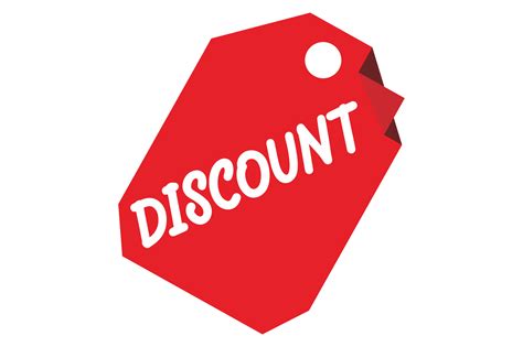 Red Discount Label Tag With Transparent Background 24033505 Png