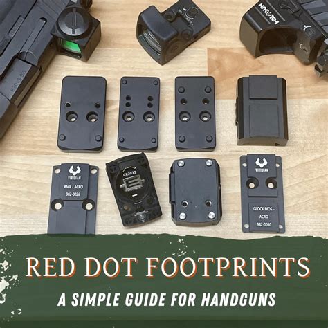 Red Dot Footprints A Simple Guide For Handguns