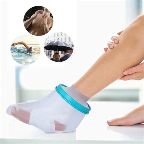 Reusable Foot Cast Cover Waterproof Bandage Protector For Shower Bath