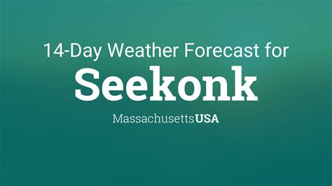 Seekonk Massachusetts Usa 14 Day Weather Forecast