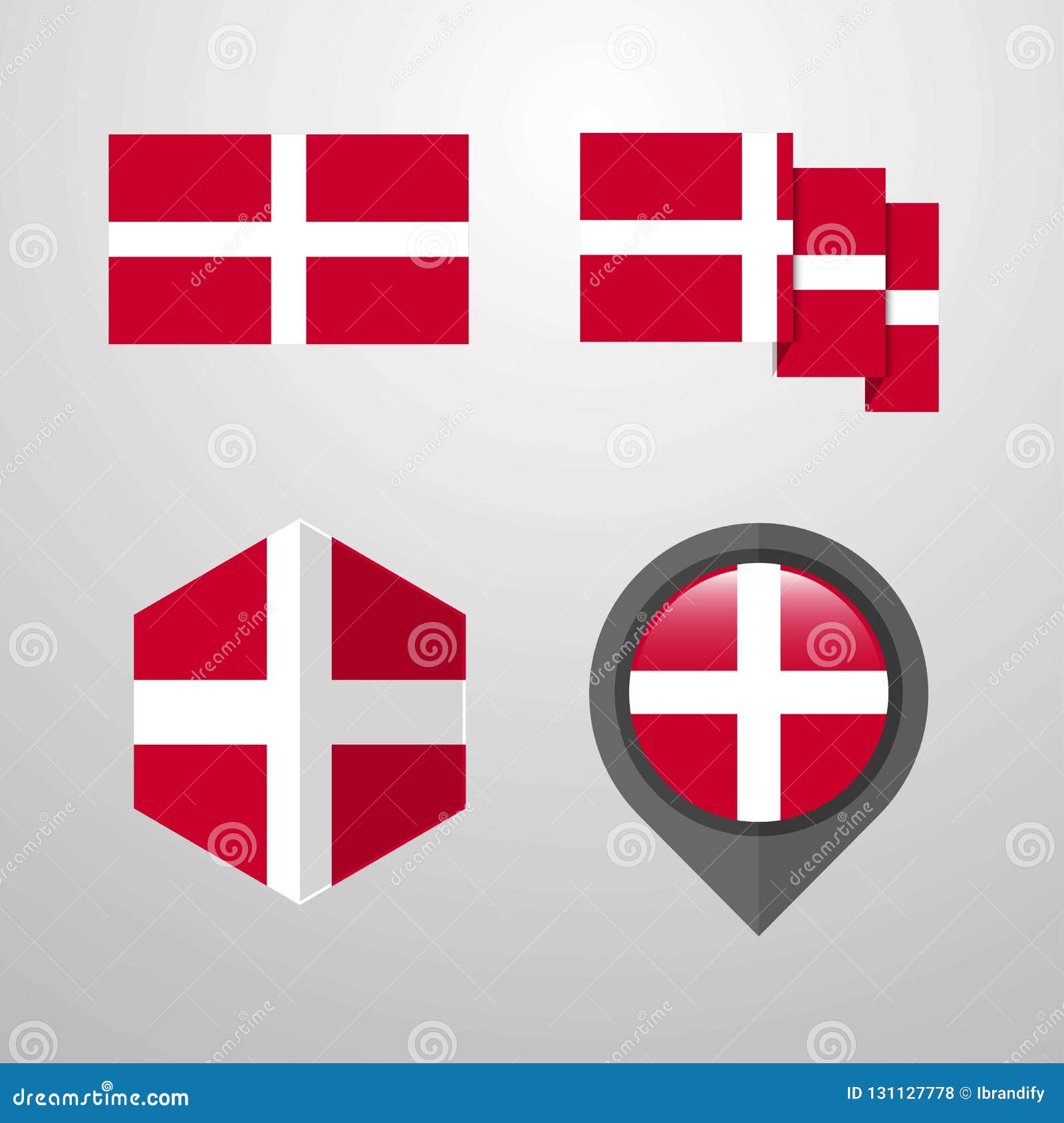 Sovereign Military Order Of Malta Flag Design Set Vector 14346369