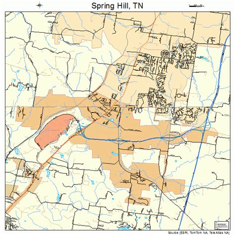 Spring Hill Tennessee Zip Code Map United States Map