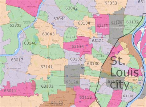 St Louis County Zip Codes List Semashow Com