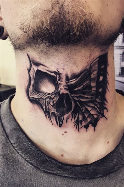 Tattoo Neck Skull