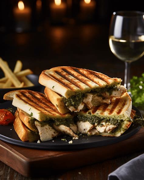 The Ultimate Chicken Pesto Panini Experience At Shishi Lounges Encino Shishi Lounge