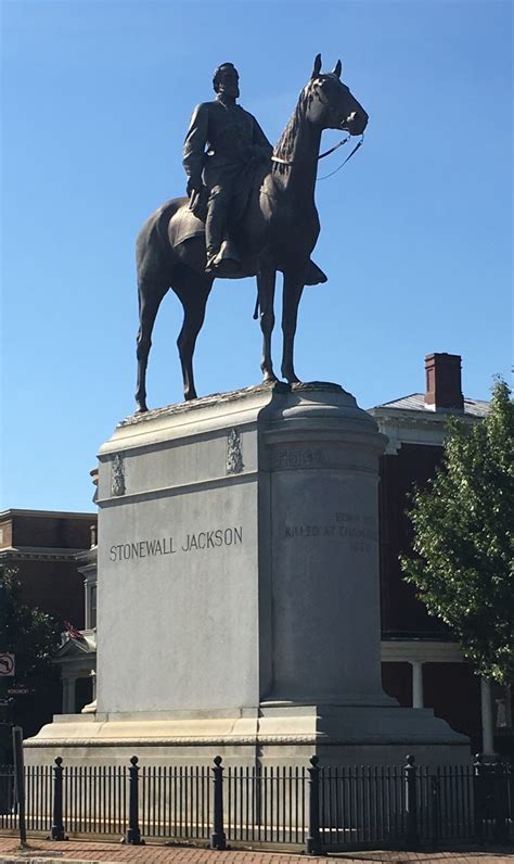 Thomas Jonathan Stonewall Jackson Monument Avenue Richmond Virginia