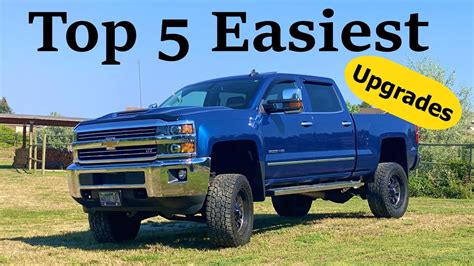 Top 5 Must Have Easiest Modifications 2015 2019 Chevy Silverado