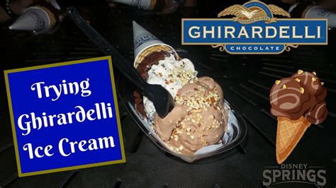 Trying Ghirardelli Ice Cream Disney Springs Vlog Vol 2 Day 11