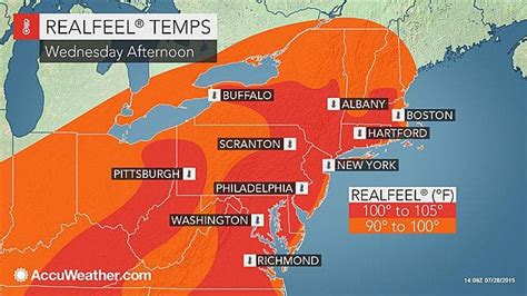 Weather Alert 100 Degree Heat Damaging Thunderstorms Expected In