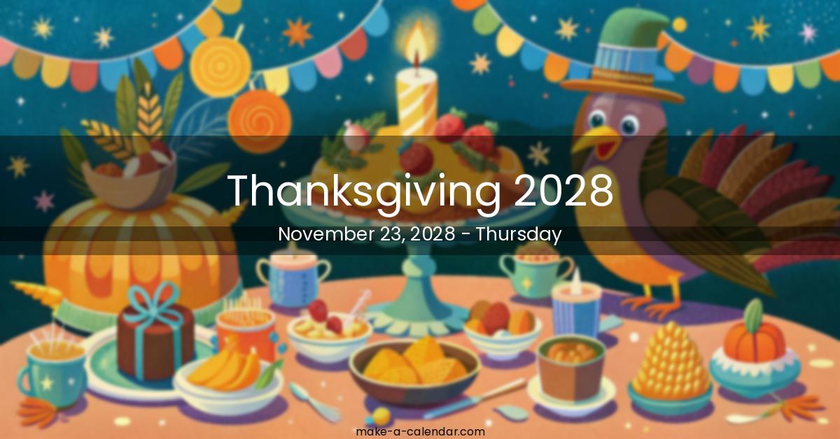 When Is Thanksgiving 2028