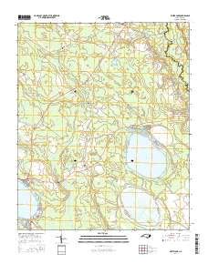 White Lake Topo Map In Bladen County North Carolina